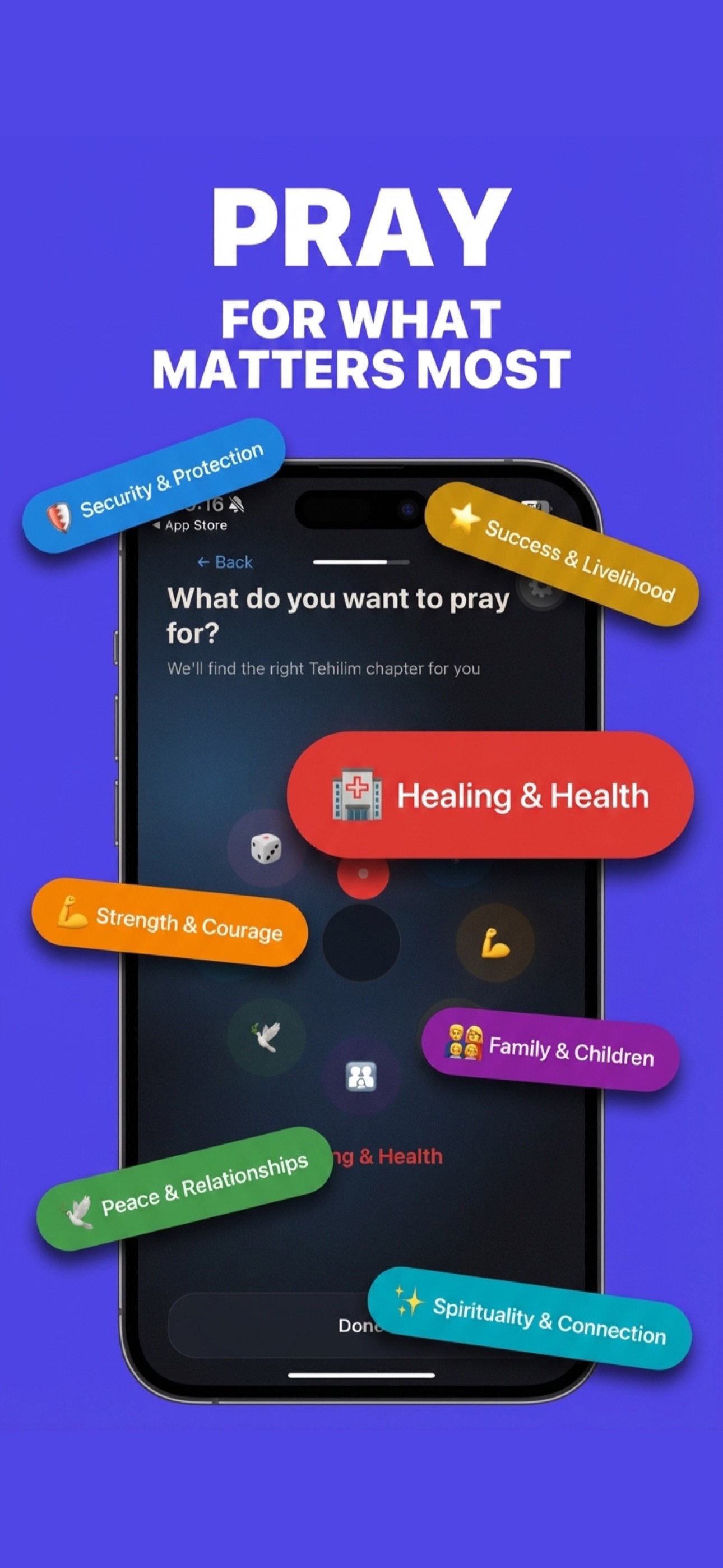 Pick a prayer focus that matches your life