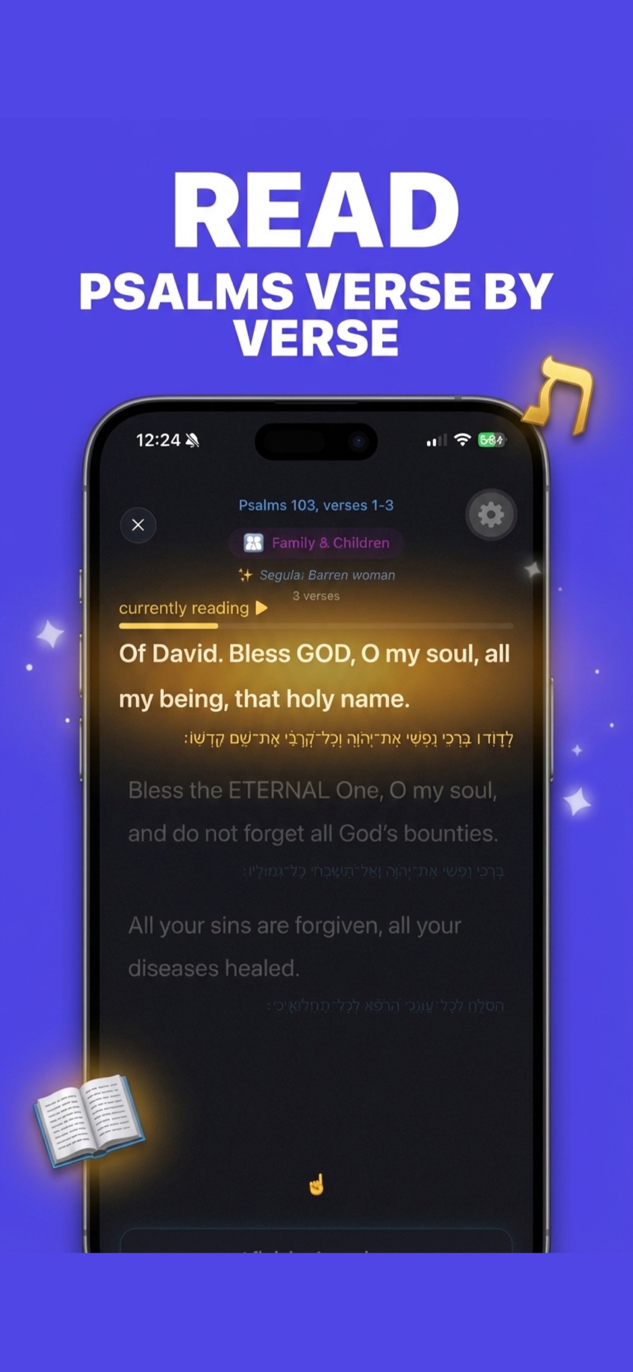 Read Psalms verse by verse